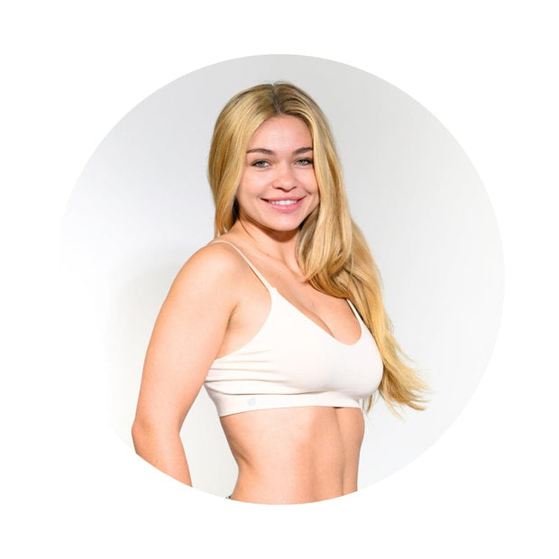 Sand-Vanilla#Girls in Best Teen bra in Modal in Sand from front