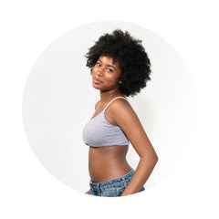 Pink-Silver#Bras & Bralettes For Girls, Tweens and Teens in silver from front