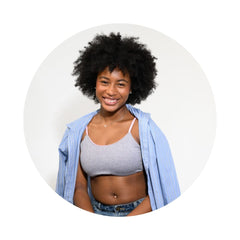 Pink-Silver#Bras & Bralettes For Girls, Tweens and Teens from front in silver 