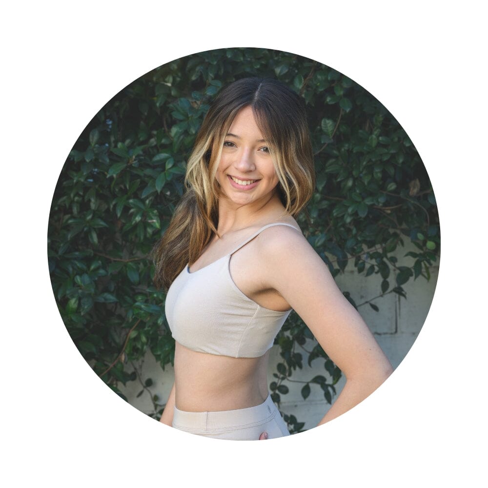 Chai-Steel#Girl wearing dark beige bra