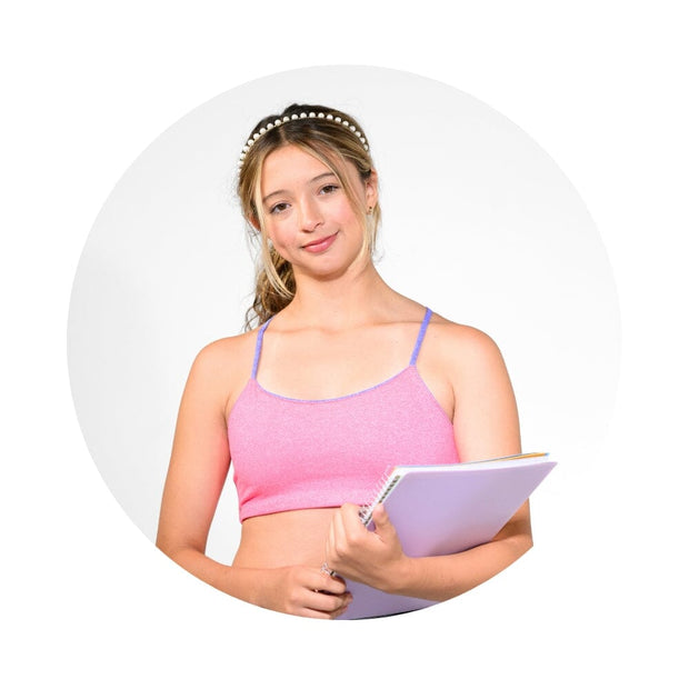 Lilac-Coral#Bras & Bralettes For Girls, Tweens and Teens