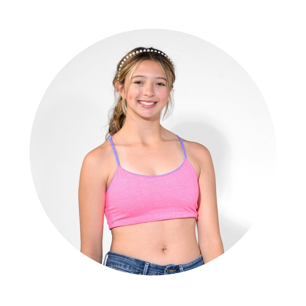 Lilac-Coral#Bras & Bralettes For Girls, Tweens and Teens