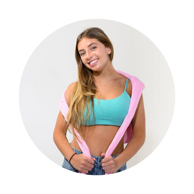 Mint-Navy#Bras & Bralettes For Girls, Tweens and Teens in mint green