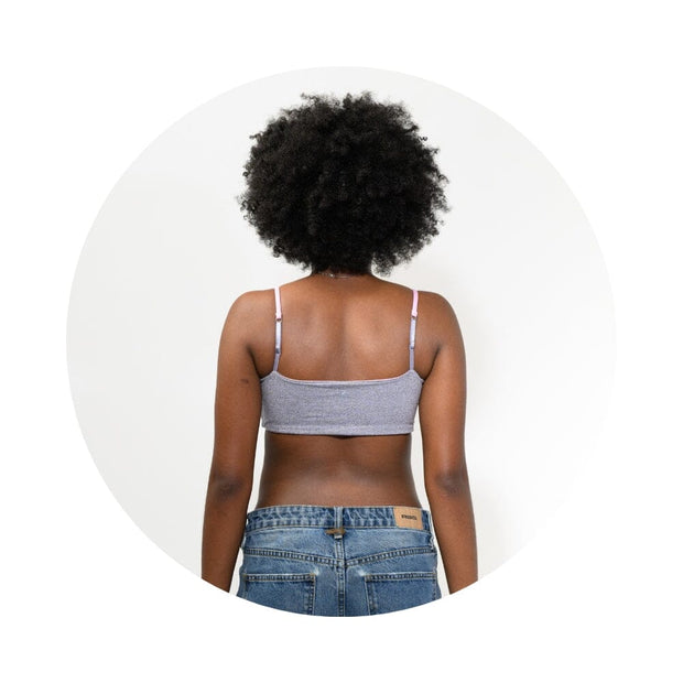 Pink-Silver#Bras & Bralettes For Girls, Tweens and Teens in silver from back
