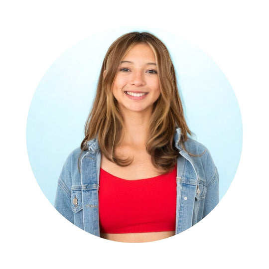 Red#Girl in Red Girls Organic Teen Bleum Bra and Training Bra