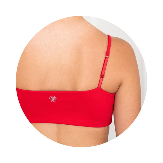 Red#Girl in Red Girls Organic Teen Bleum Bra and Training Bra