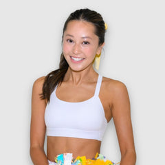 White#Sports bra