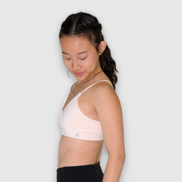 Ballet Pink#Girl Light Pink girls sport bra 