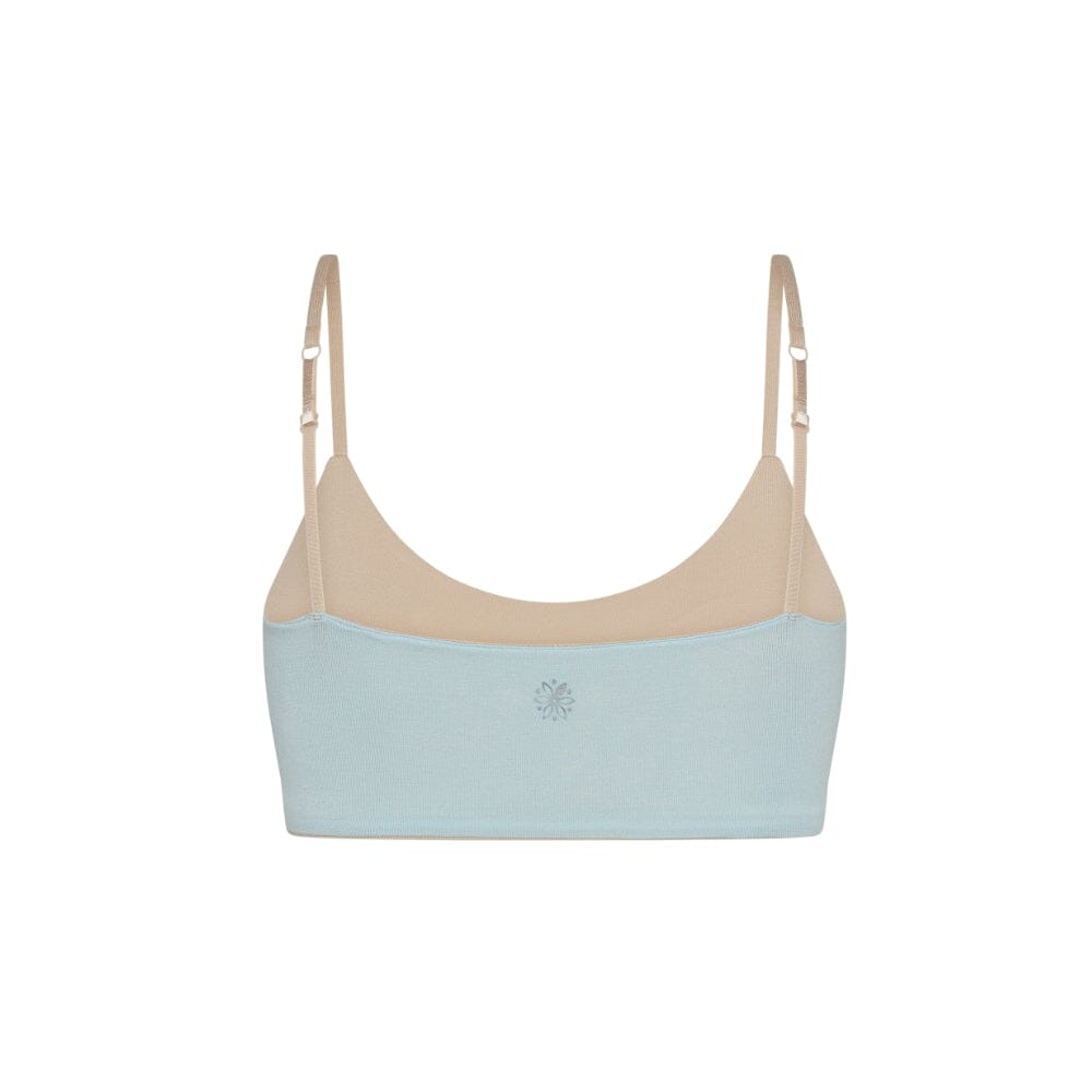 Honey-Sky#Light Blue Best Teen Everyday bra in Bamboo Back