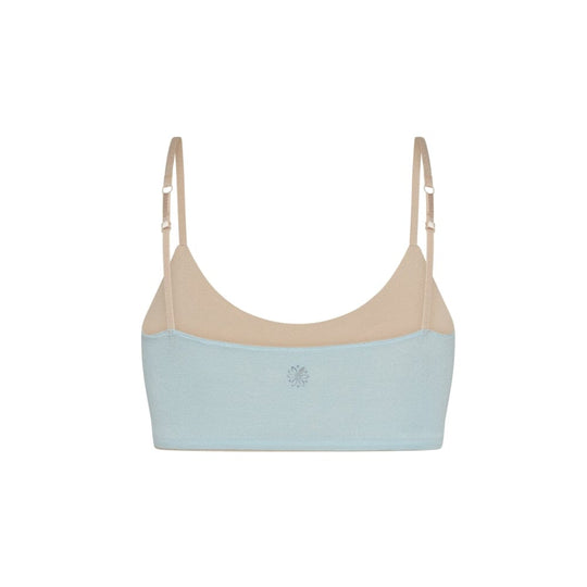 Honey-Sky#Light Blue Best Teen Everyday bra in Bamboo Back