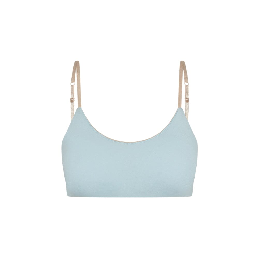 Honey-Sky#Light Blue Best Teen Everyday bra in Bamboo Front