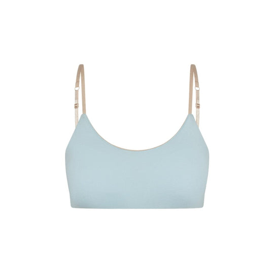 Honey-Sky#Light Blue Best Teen Everyday bra in Bamboo Front