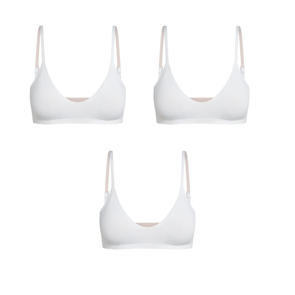 White-Blush#T-shirt Bras & Bralettes For Girls, Tweens and Teens