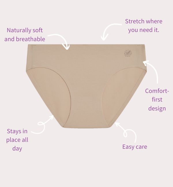 Ultra-soft fabric, gentle on sensitive skin. Trusted By Moms. Loved By T(w)eens. Sewn-in pads stay put through every wash.  Adjustable straps = perfect fit.