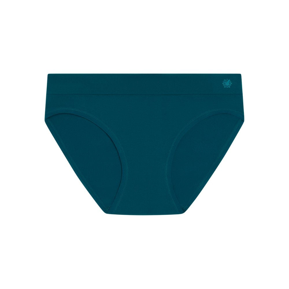 Teal#Pima Cotton Brief Front