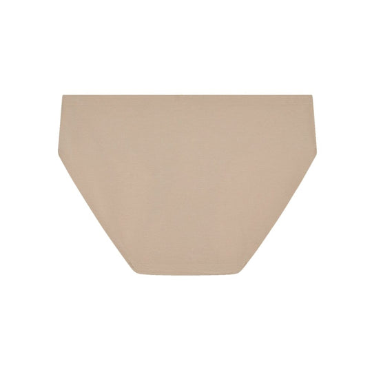 Sand#Best teen organic cotton hipster briefs in sand from back