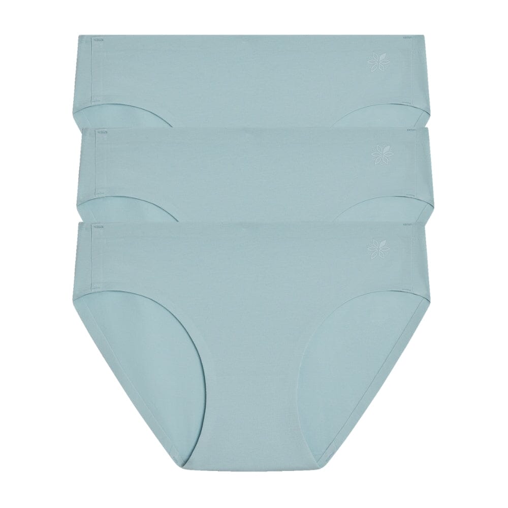 Sky Blue#Best teen organic cotton hipster briefs in sky blue from front