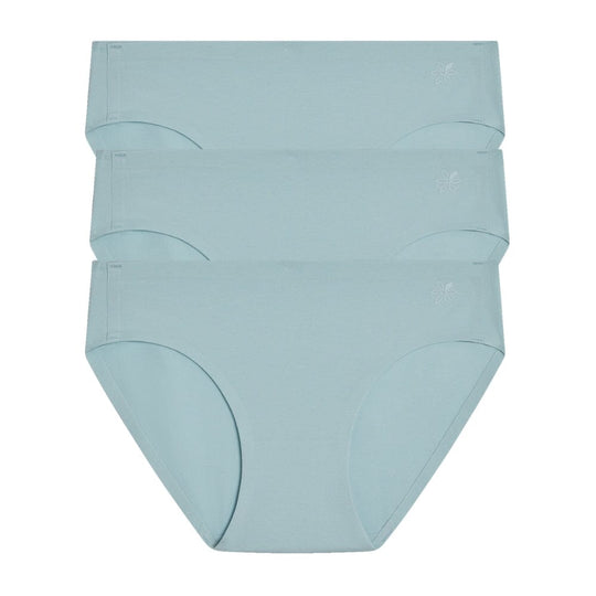 Sky Blue#Best teen organic cotton hipster briefs in sky blue from front