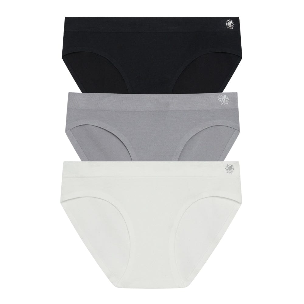 Gardenia-Dove-Black#Chloe Bikini Brief