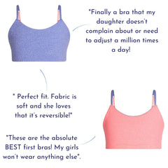 Lilac-Coral#Bras & Bralettes For Girls, Tweens and Teens