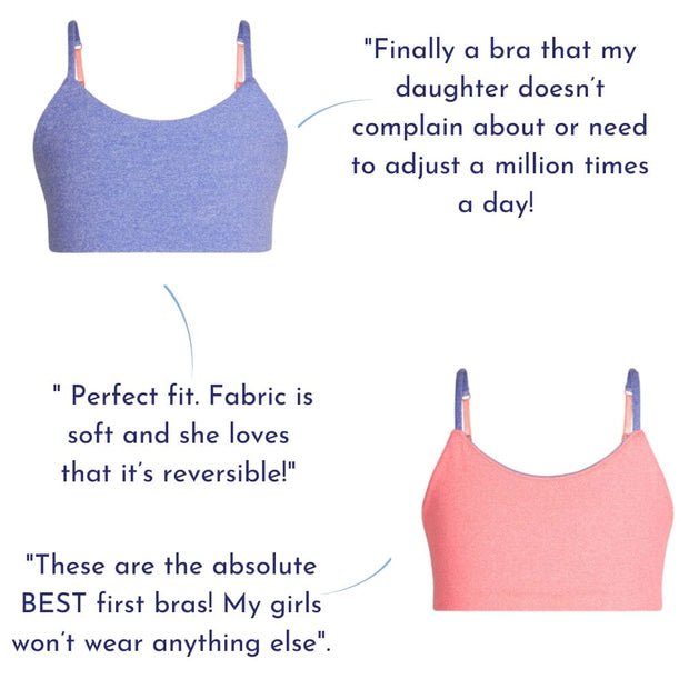 Lilac-Coral#Bras & Bralettes For Girls, Tweens and Teens
