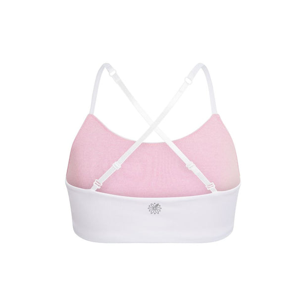 White-Pink#Sports Bras & Bralettes For Girls, Tweens and Teens