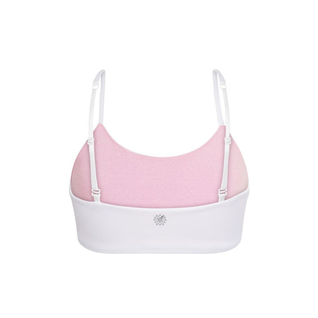 White-Pink#Sports Bras & Bralettes For Girls, Tweens and Teens