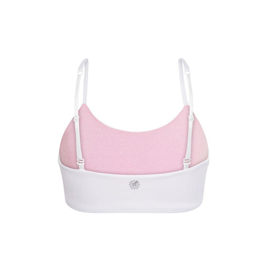 White-Pink#Sports Bras & Bralettes For Girls, Tweens and Teens