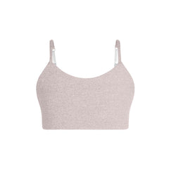 Bleuet Bleum seamless, ultra-soft & dual layer girls first bra and training bra in blush front view