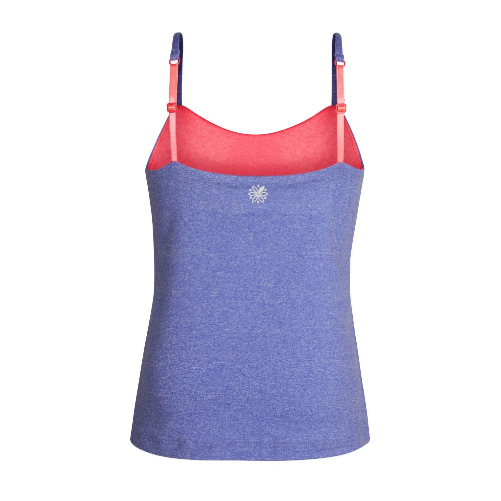 Ice Blue Cami Tank with Shelf Bra - Elements Unleashed