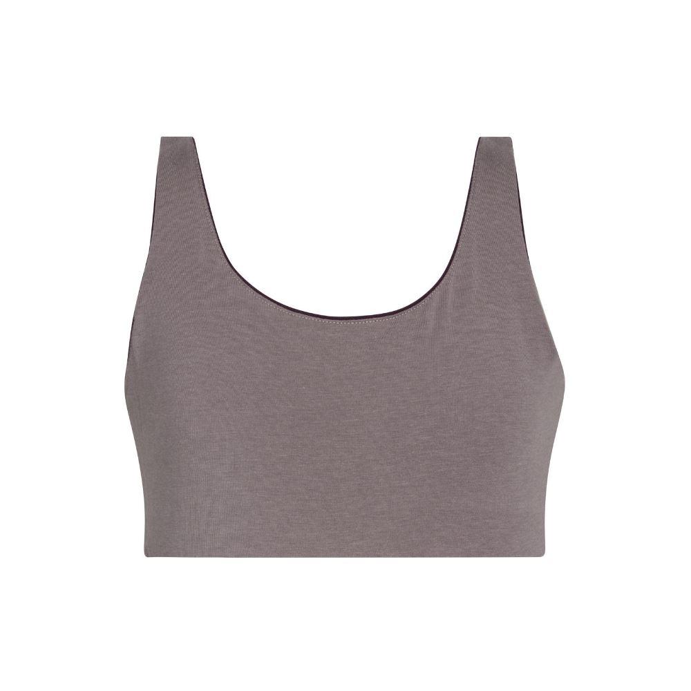 Aster Bra Bundle#Gray bra with front view displayed on a white background.