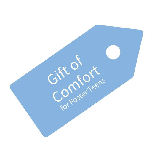 Gift#A blue gift tag with the text 