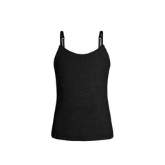 Black#Girls shelf bra camisole in black