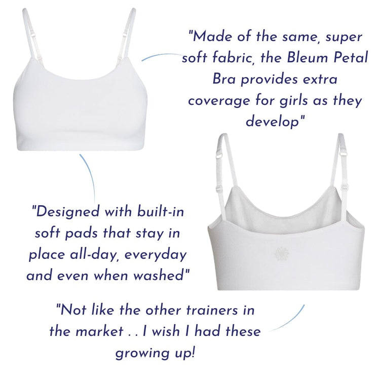 White-White#Bras & Bralettes For Girls, Tweens and Teens